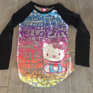 Girls Hello Kitty Casual Top Size M